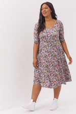 Daisy Vintage Multi Coloured Fit & Flare Dress